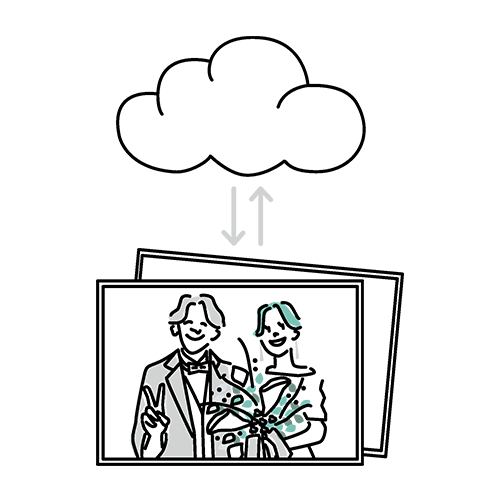 オンラインアルバム作成サービスのアイコン