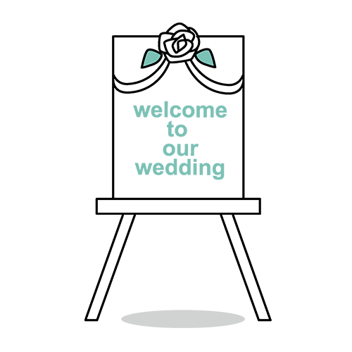 会場設営と片付けサービスのアイコン